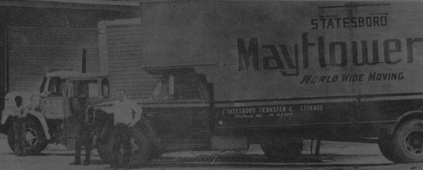 Founder Hal C. Waters poses with one of his trucks in the ‘70s.